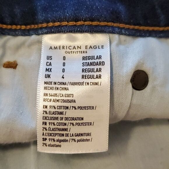 American Eagle Junior Mini Skirt Size 0 - Picture 3 of 6